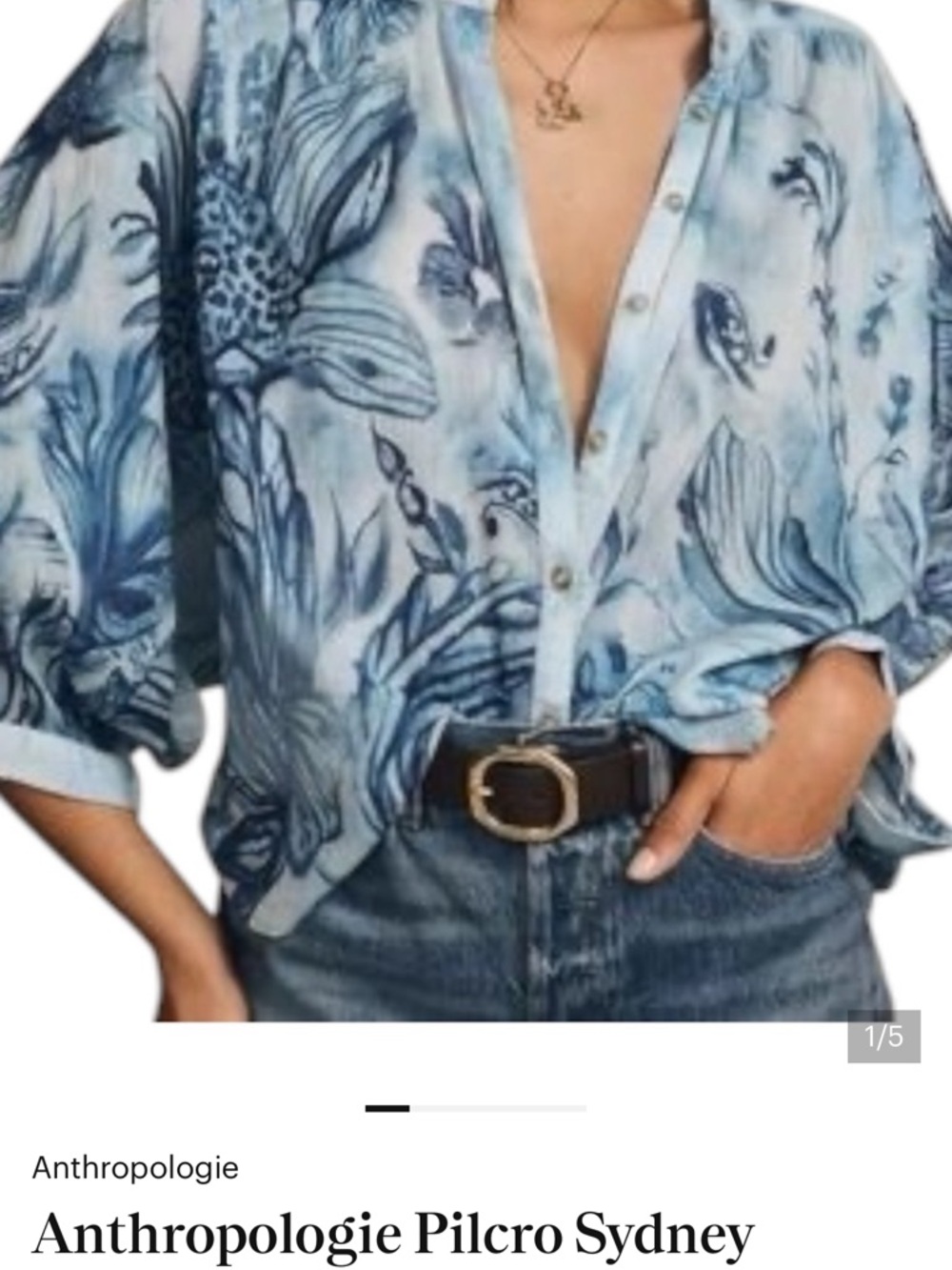 Anthropologie Sydney dolman sleeve blouse xl